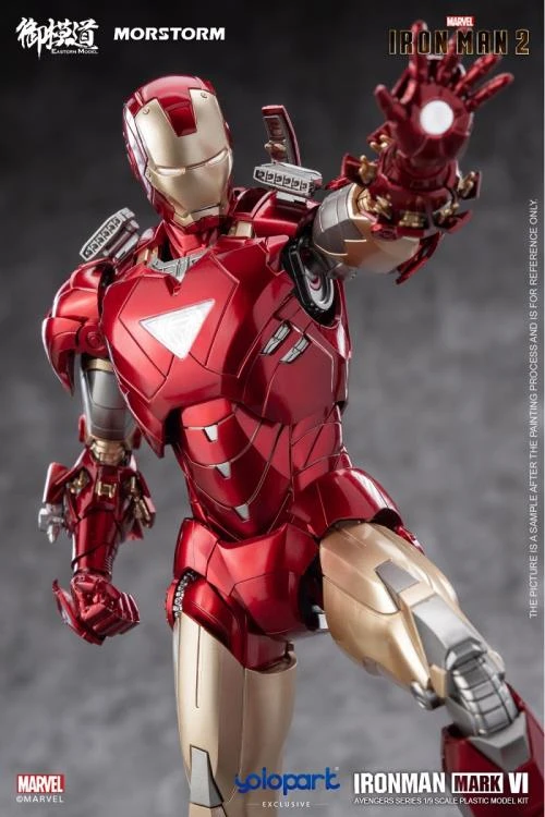 Iron Man 2 Iron Man Mark 4/6 Deluxe 1/9 Scale Model Kit - Image 8