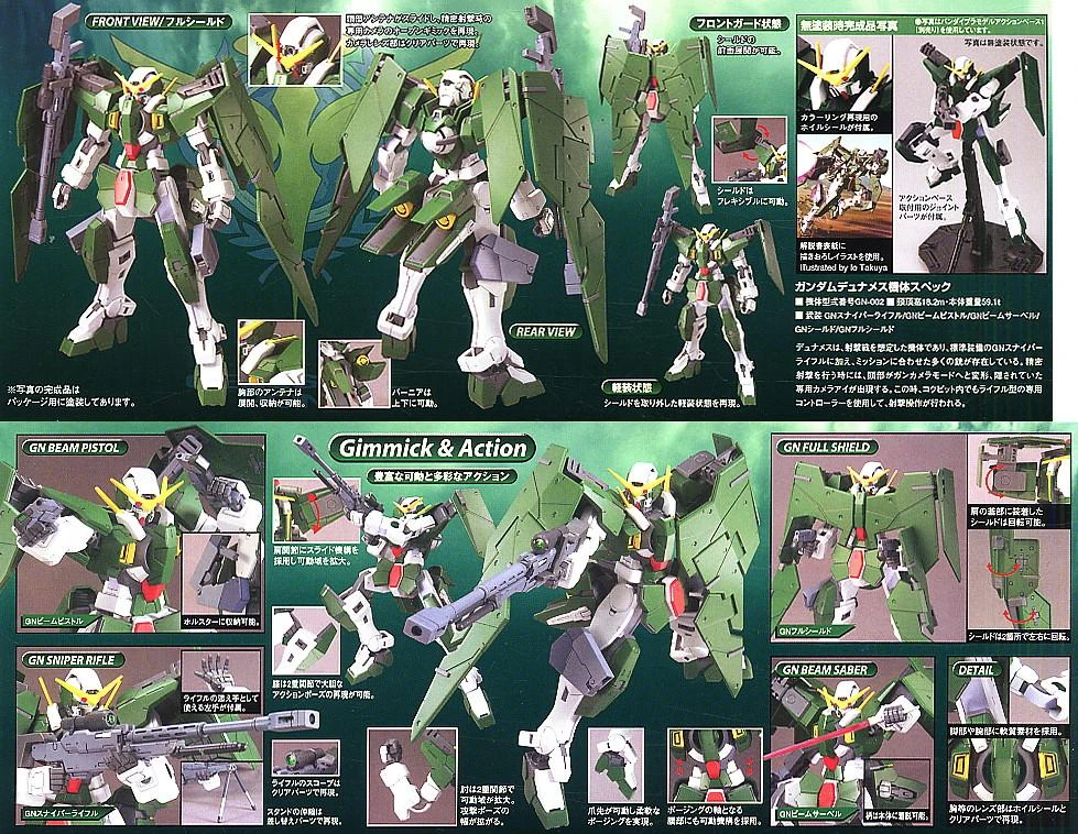#2 Gundam Dynames "Gundam 00", Bandai 1/100 00 - Image 3