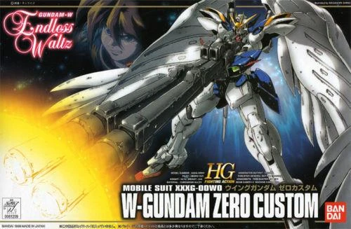 Bandai Endless Waltz 1/144 HG EW-01 XXXG-00W0 Wing Zero Custom Model Kit - Image 2