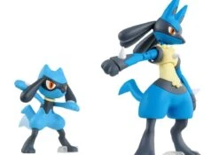 Bandai Pokemon Plamo Collection #44 Riolu & Lucario Model Kit