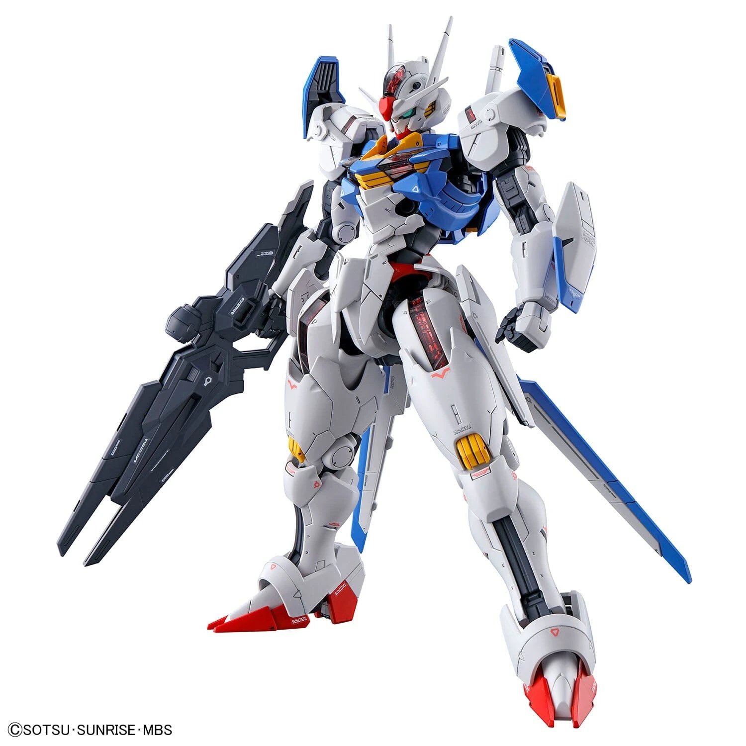 Bandai Mobile Suit Gundam The Witch From Mercury Full Mechanics 1/100 Gundam Aerial - Image 5