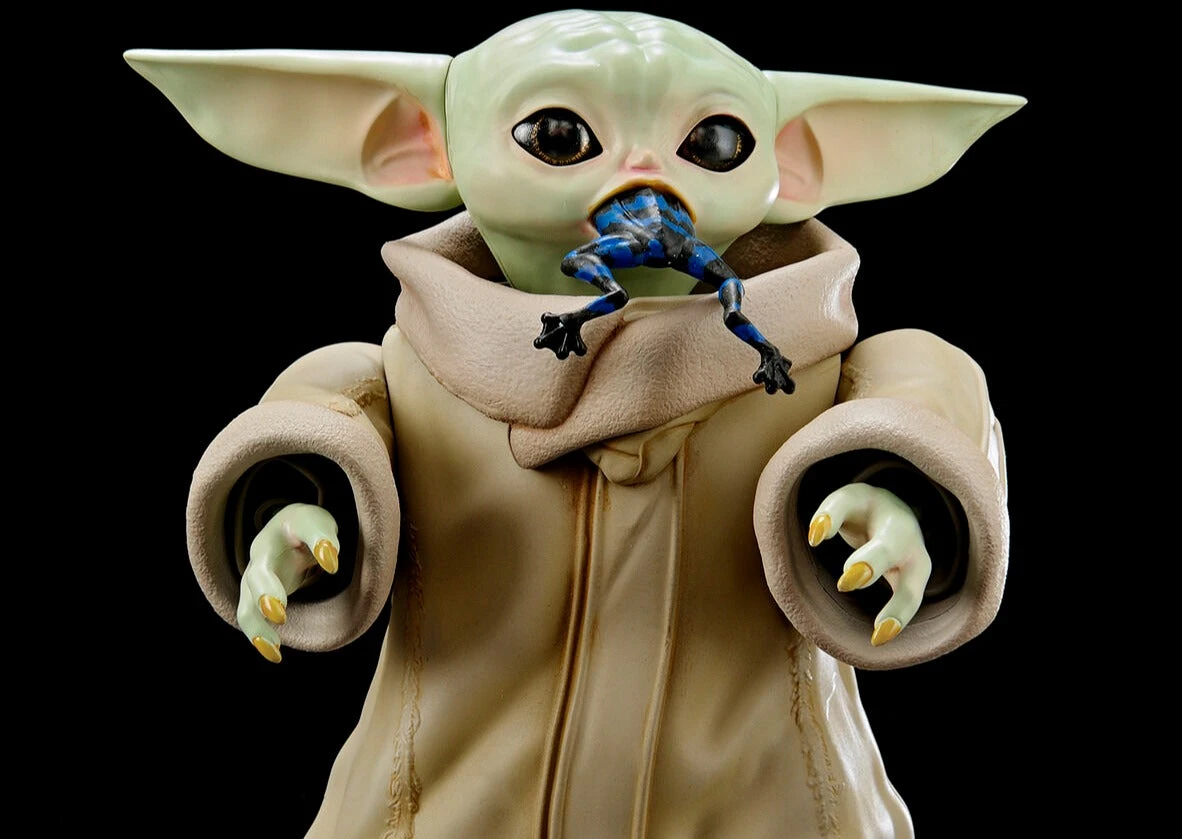 Bandai The Mandalorian Grogu 1/4 & 1/12 Scale Model Kit Set