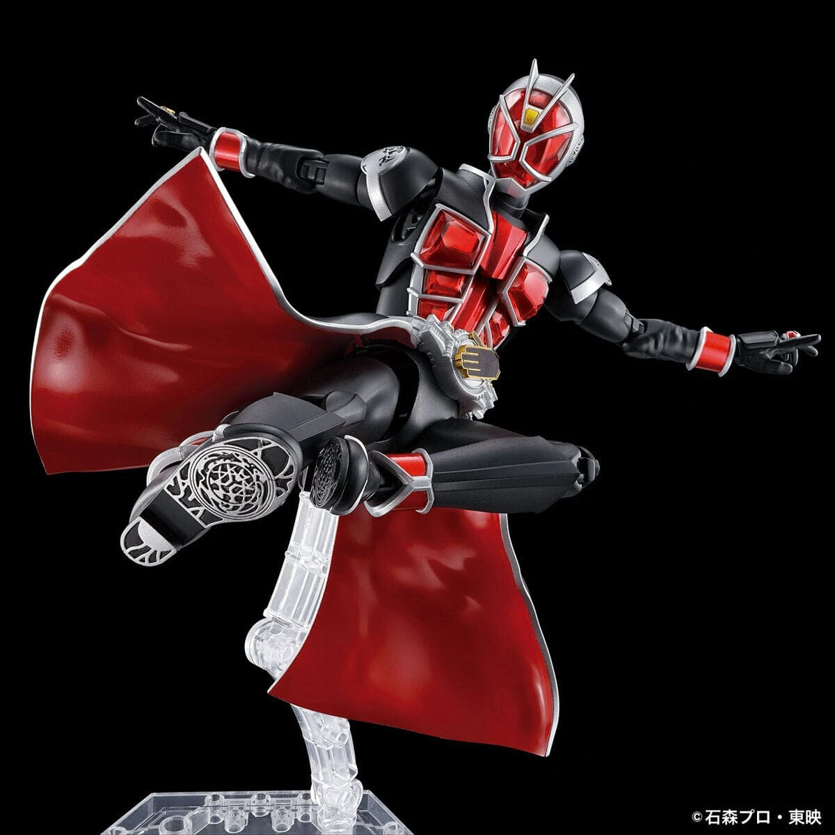 Bandai Kamen Rider Figure-rise Standard Kamen Rider Wizard (Flame Style Ver.) Model Kit - Image 7