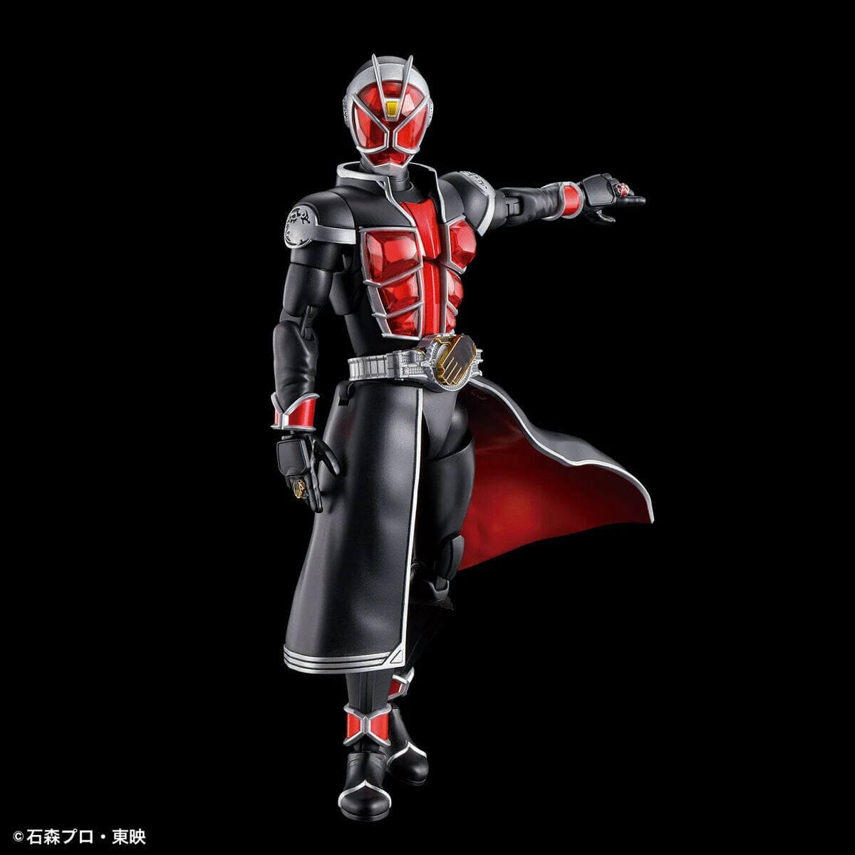 Bandai Kamen Rider Figure-rise Standard Kamen Rider Wizard (Flame Style Ver.) Model Kit - Image 8