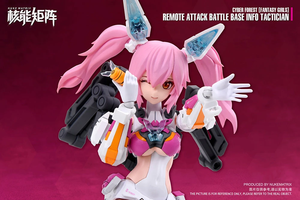 Cyber Forest Fantasy Girls Remote Attack Battle Base Info Tactician Model Kit - Image 12