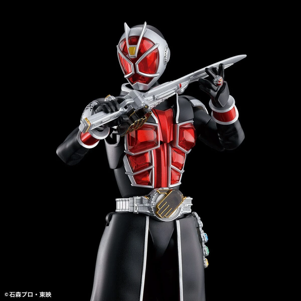 Bandai Kamen Rider Figure-rise Standard Kamen Rider Wizard (Flame Style Ver.) Model Kit - Image 10