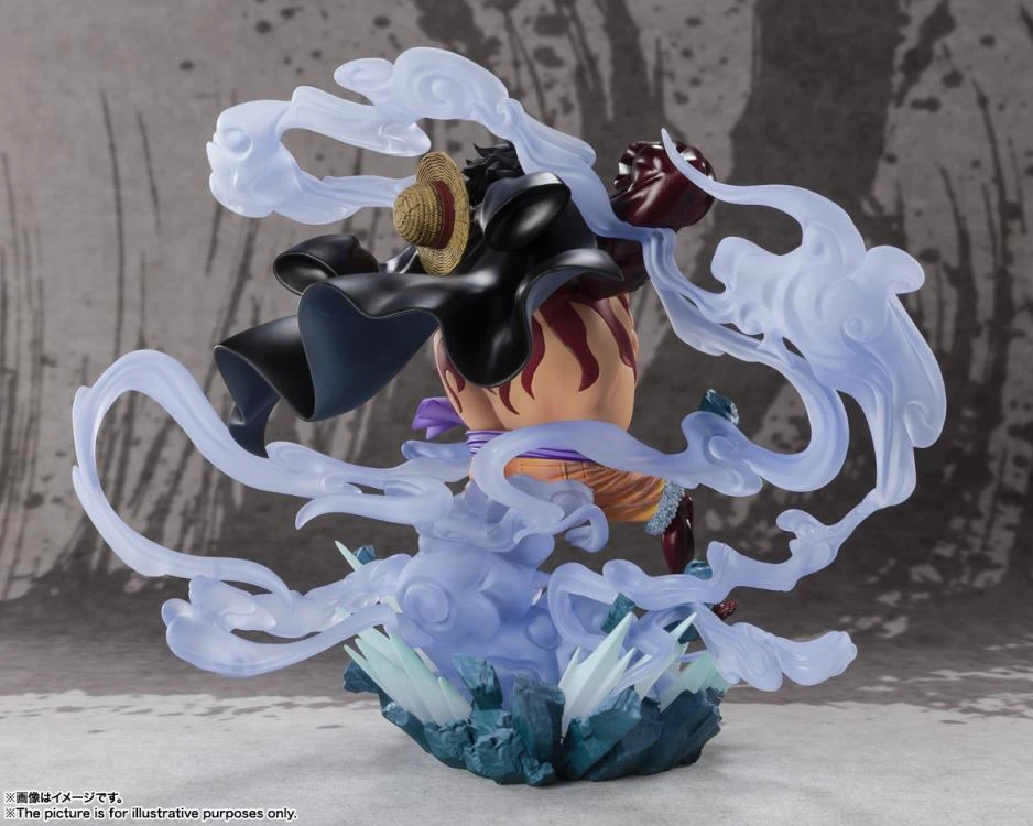Bandai One Piece FiguartsZERO Extra Battle Monkey D. Luffy (Gear 4) Battle Of Monsters On Onigashima - Image 4