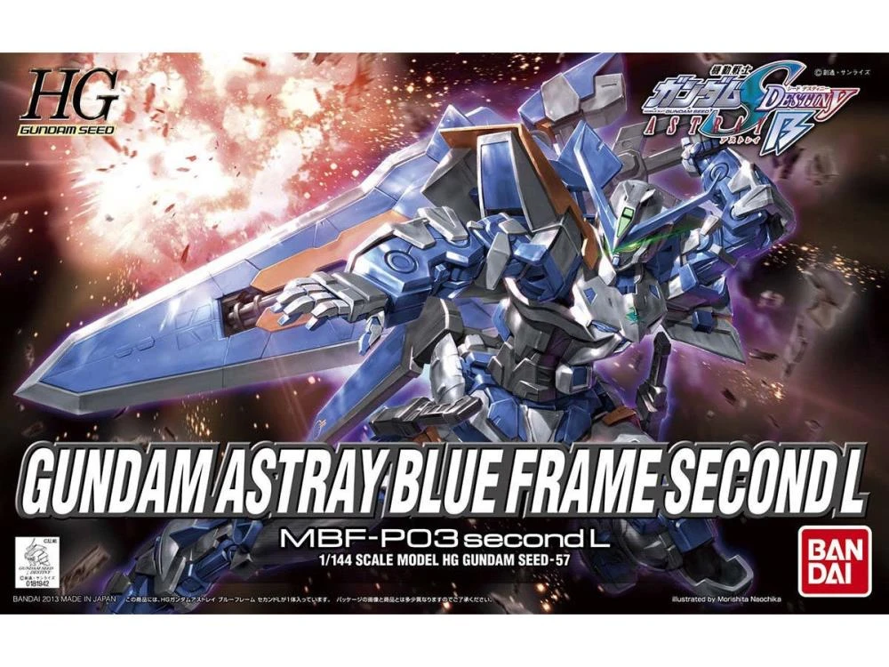 Bandai HGGS 1/144 #57 Gundam Astray Blue Frame Second L - Image 2