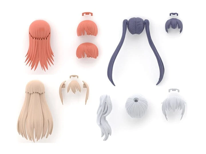 Bandai 30 Minutes Sisters Option Hair Style Parts Vol.7 Set Of 4 Accessory Kits