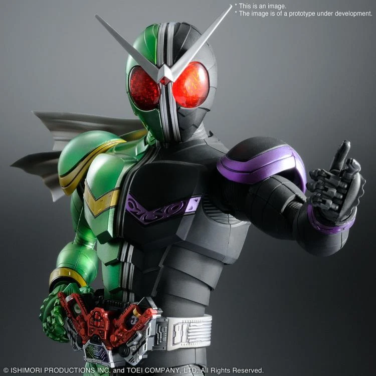 Bandai Kamen Rider MG Figure-rise Artisan Kamen Rider Double Cyclone Joker Model Kit - Image 7