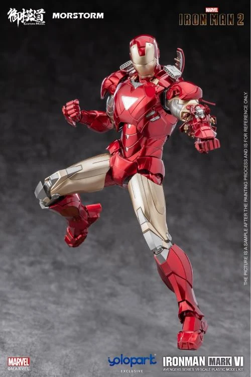 Iron Man 2 Iron Man Mark 4/6 Deluxe 1/9 Scale Model Kit - Image 9