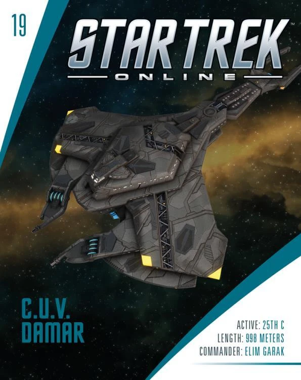 Star Trek Online Starships Collection #19 Damar Class Cardassian Intel Science Dreadnought - Image 2