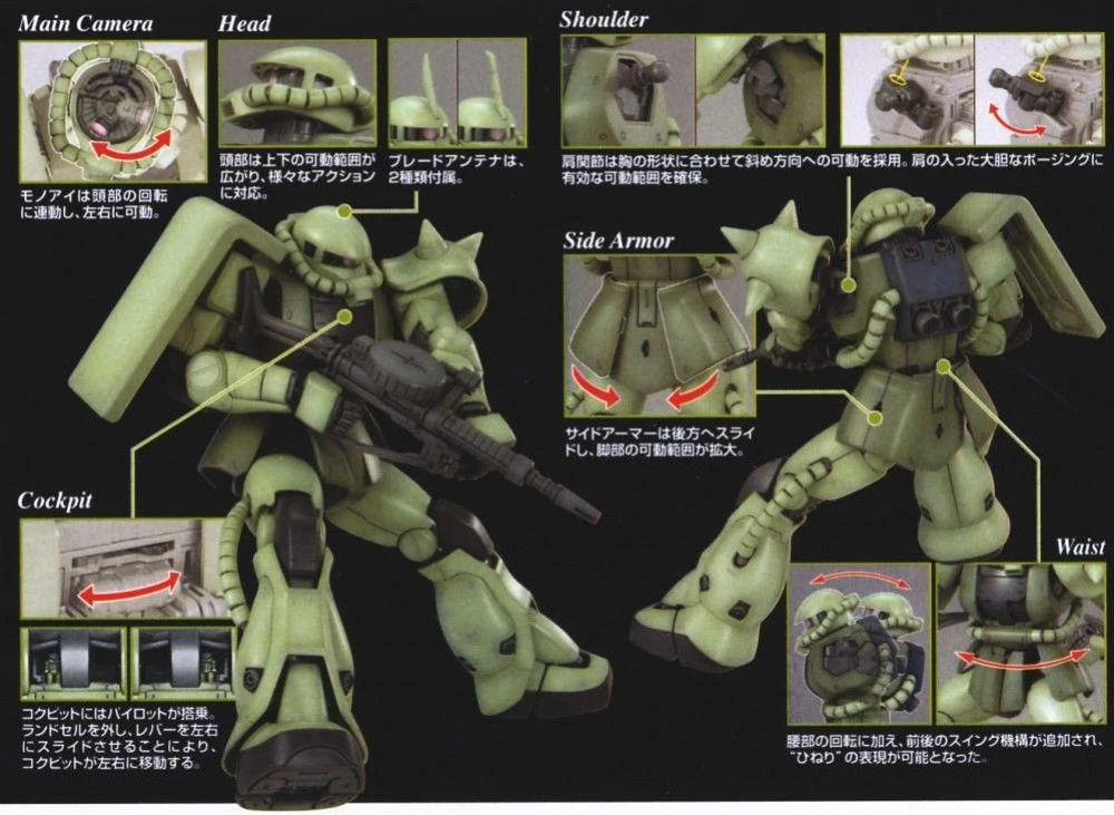 Bandai MG MS-06F Zaku2 Ver.2.0 - Image 4