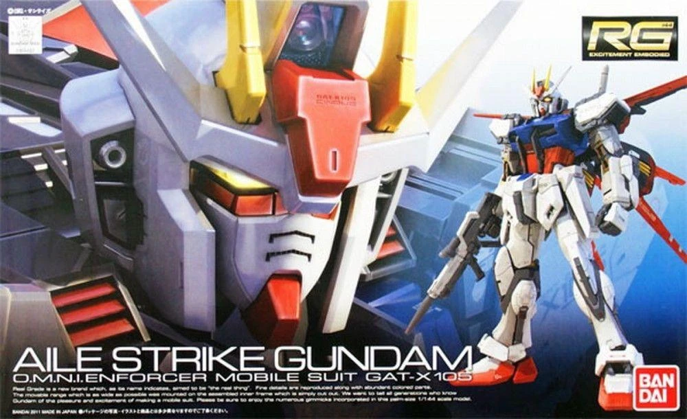 Bandai RG 1/144 #03 Aile Strike Gundam - Image 2