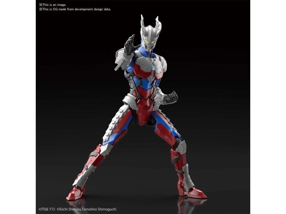 Bandai Ultraman Figure-rise Standard Ultraman Zero Suit (Action Ver.) Model Kit - Image 3