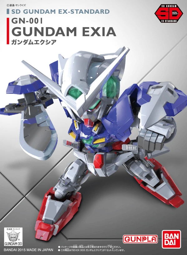 Bandai SD Gundam EX-Standard 003 Gundam Exia - Image 2