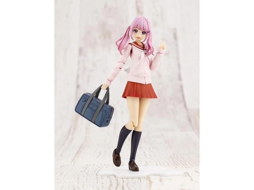 Kotobukiya Sousai Shoujo Teien Touou High School Winter Clothes Yuki Madoka (Dreaming Style Fresh Berry Ver.) 1/10 Scale Model Kit - Image 7