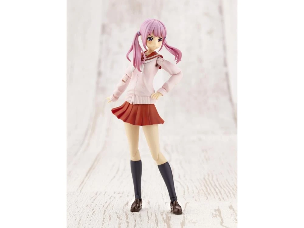 Kotobukiya Sousai Shoujo Teien Touou High School Winter Clothes Yuki Madoka (Dreaming Style Fresh Berry Ver.) 1/10 Scale Model Kit - Image 4