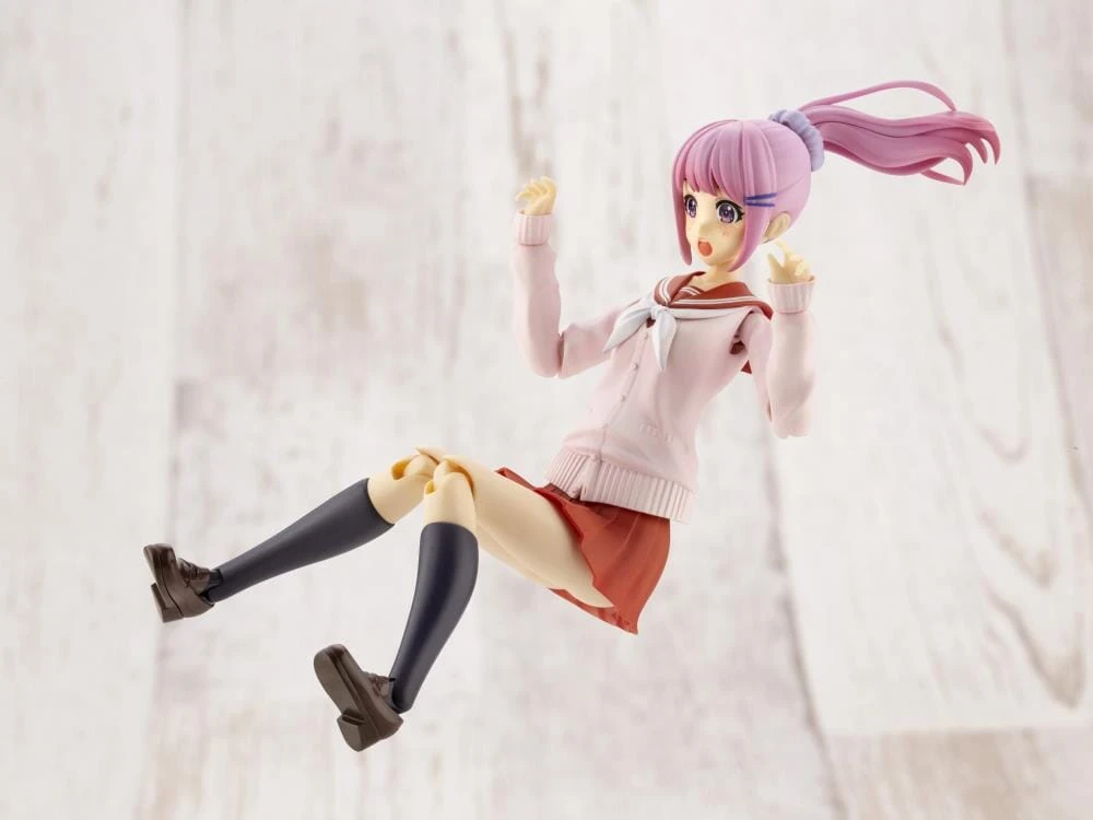 Kotobukiya Sousai Shoujo Teien Touou High School Winter Clothes Yuki Madoka (Dreaming Style Fresh Berry Ver.) 1/10 Scale Model Kit - Image 8