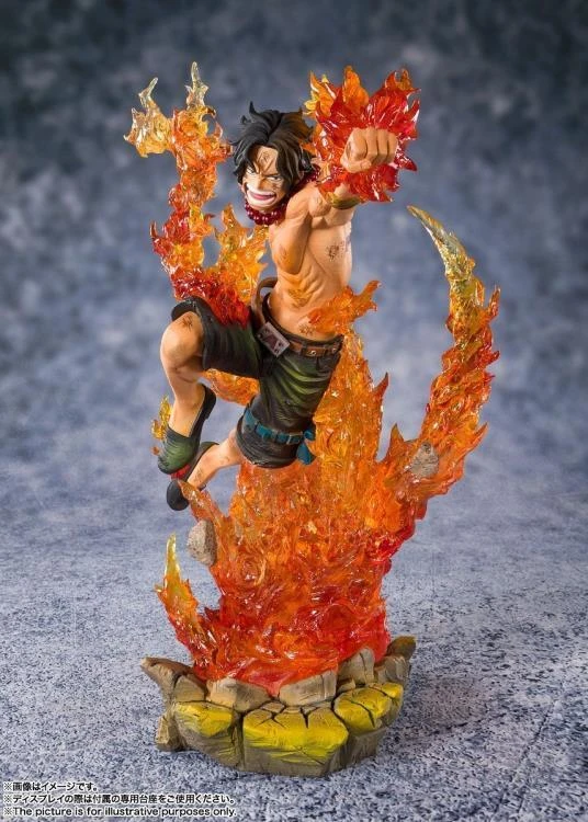 Bandai One Piece FiguartsZERO Portgas D. Ace (Commander Of The Whitebeard 2nd Division) - Image 3