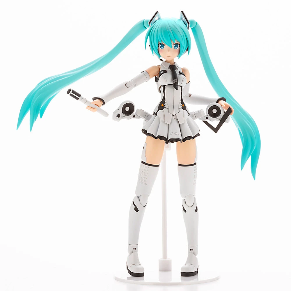 Kotobukiya Vocaloid Frame Music Girl Hatsune Miku (Maruttoys Ver.) & Tamotu (Miku Ver.) Model Kit Set - Image 7