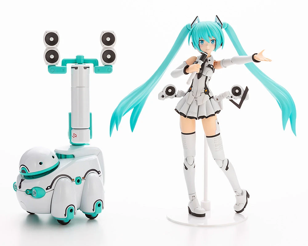 Kotobukiya Vocaloid Frame Music Girl Hatsune Miku (Maruttoys Ver.) & Tamotu (Miku Ver.) Model Kit Set - Image 17