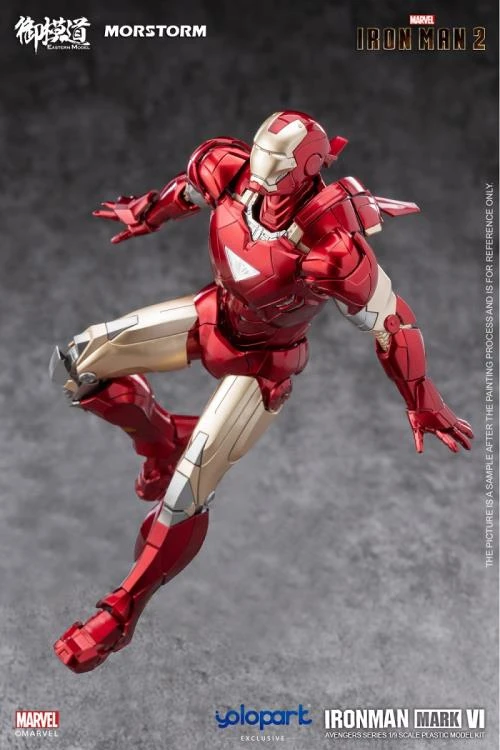 Iron Man 2 Iron Man Mark 4/6 Deluxe 1/9 Scale Model Kit - Image 6