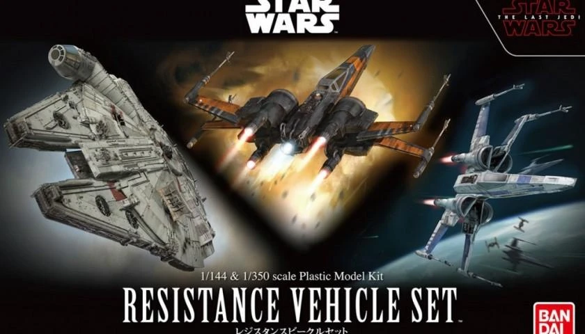 Resistance Vehicle Set "Star Wars: The Last Jedi", Bandai Star Wars 1/144 & 1/350 Plastic Model - Image 2