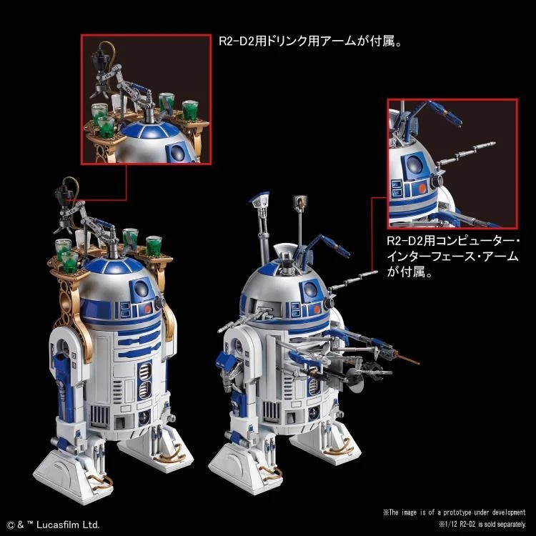 Bandai Star Wars R2-Q5 1/12 Scale Model Kit - Image 3