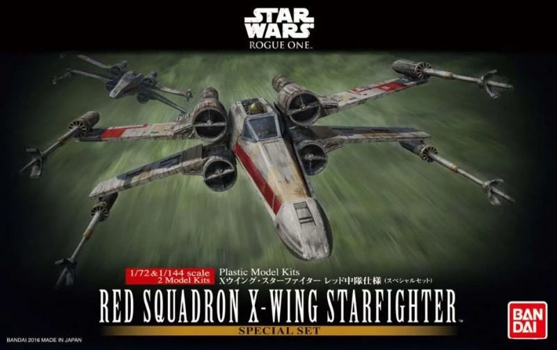 Bandai 1/72 & 1/144 Red Squadron X-Wing Starfighter Special Set Rouge One - Image 2