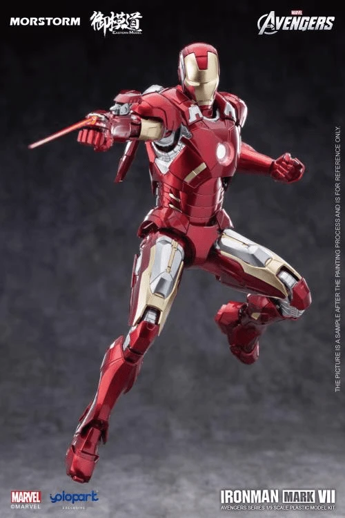 The Avengers Iron Man Mark VII 1/9 Scale Model Kit - Image 9