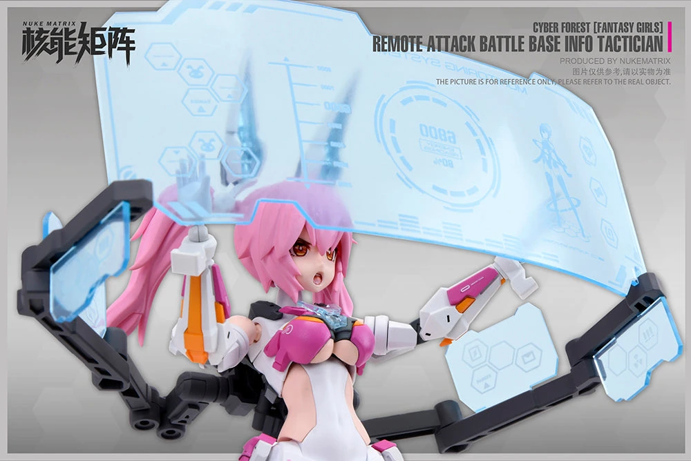 Cyber Forest Fantasy Girls Remote Attack Battle Base Info Tactician Model Kit - Image 11