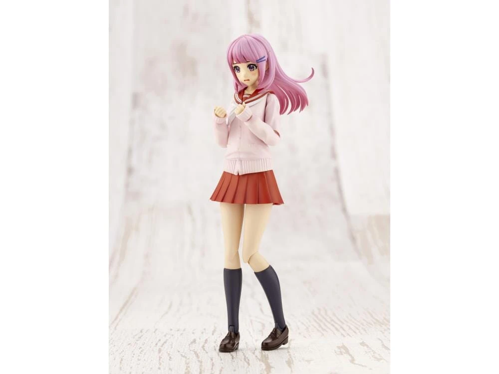 Kotobukiya Sousai Shoujo Teien Touou High School Winter Clothes Yuki Madoka (Dreaming Style Fresh Berry Ver.) 1/10 Scale Model Kit - Image 5