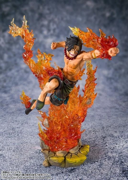 Bandai One Piece FiguartsZERO Portgas D. Ace (Commander Of The Whitebeard 2nd Division) - Image 5