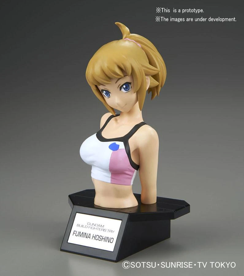 Hoshino Fumina "Gundam Build Fighters Try", Bandai Figure-rise Bust - Image 8