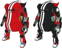 1/35 MECHATRO WEGO NO.17 SPORTS - FLAME & JET BLACK