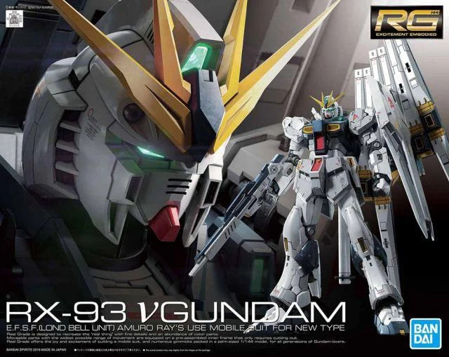 Bandai RG 1/144 #32 RX-93 Nu Gundam - Image 2