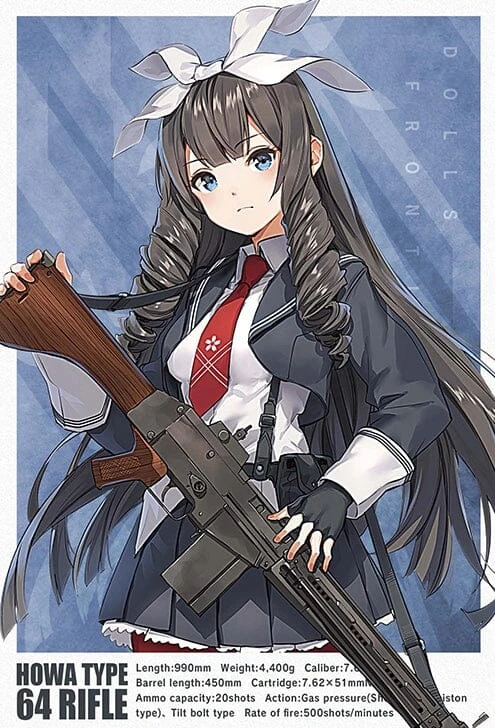 TomyTec Little Armory 1/12 LADF04 Dolls Frontline Model 64 Type Rifle - Image 9