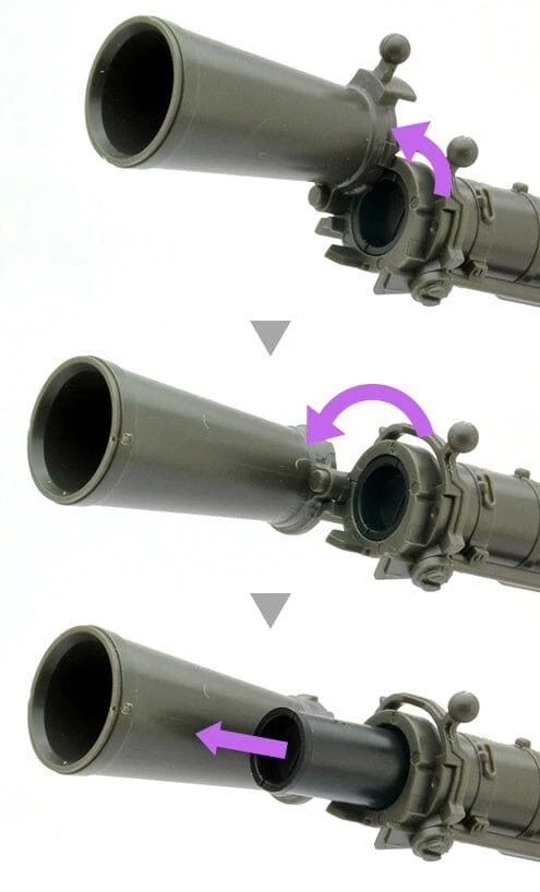 TomyTec Little Armory 1/12 LA073 84mm M2 Type Recoilless Rifle - Image 7